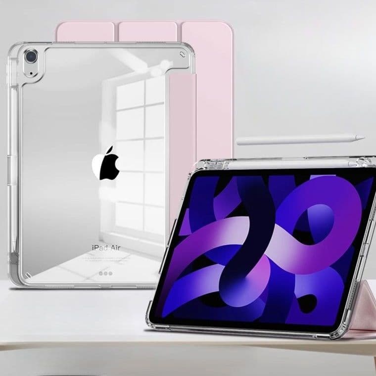 タブレットケース iPad/iPad Air/iPad Pro/mini クリア透明保護カバー 機能美