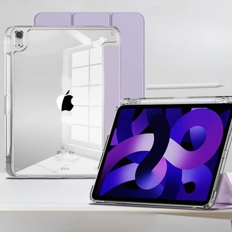 タブレットケース iPad/iPad Air/iPad Pro/mini クリア透明保護カバー 機能美