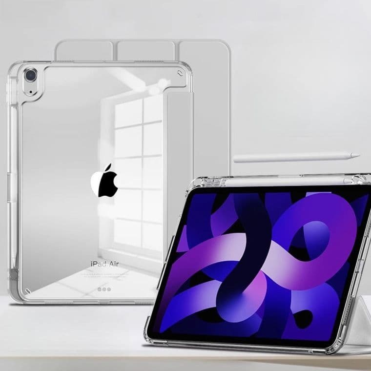タブレットケース iPad/iPad Air/iPad Pro/mini クリア透明保護カバー 機能美