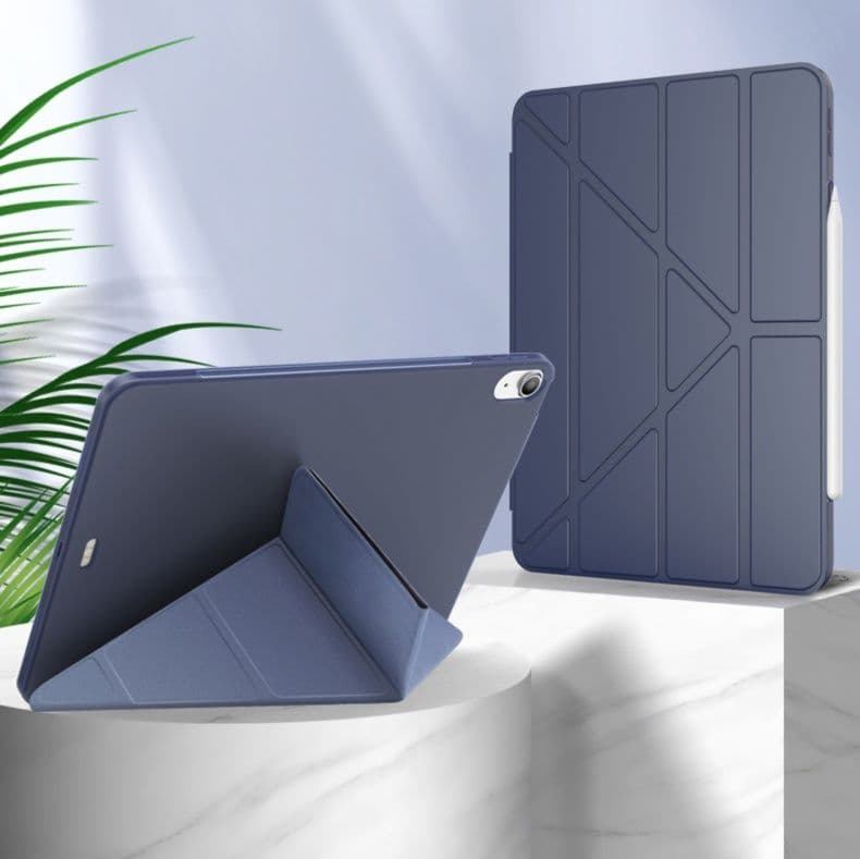 タブレットケース iPad/iPad Air/iPad Pro/mini 四変化多機能折り紙風デザインカバー