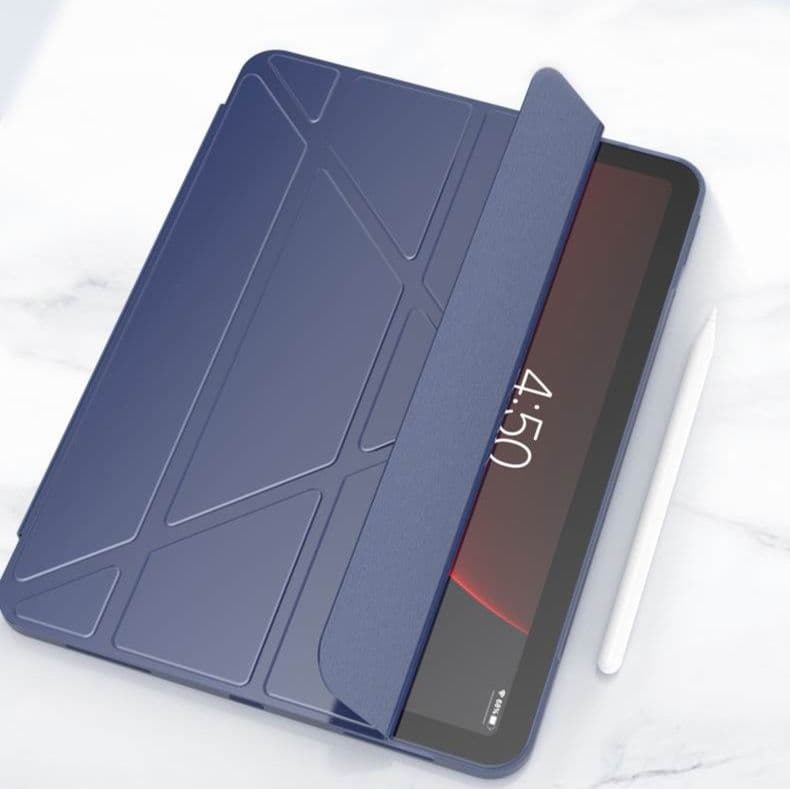 タブレットケース iPad/iPad Air/iPad Pro/mini 四変化多機能折り紙風デザインカバー