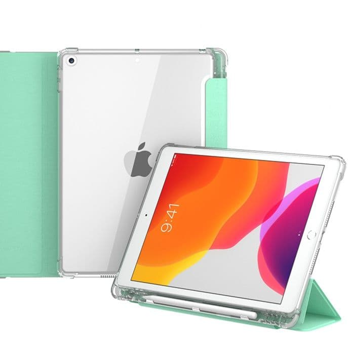 タブレットケース iPad/iPad Air/iPad Pro/mini クリアバック スタンド機能付き保護カバー