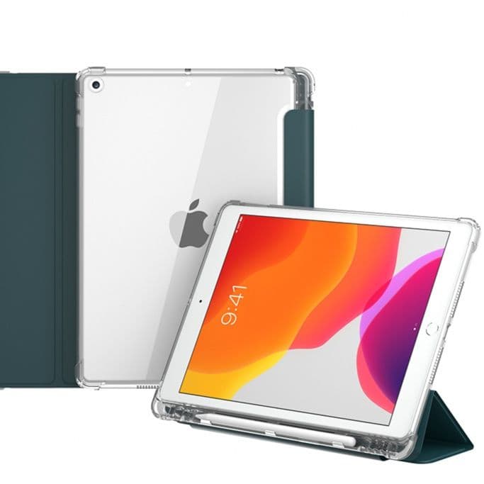 タブレットケース iPad/iPad Air/iPad Pro/mini クリアバック スタンド機能付き保護カバー