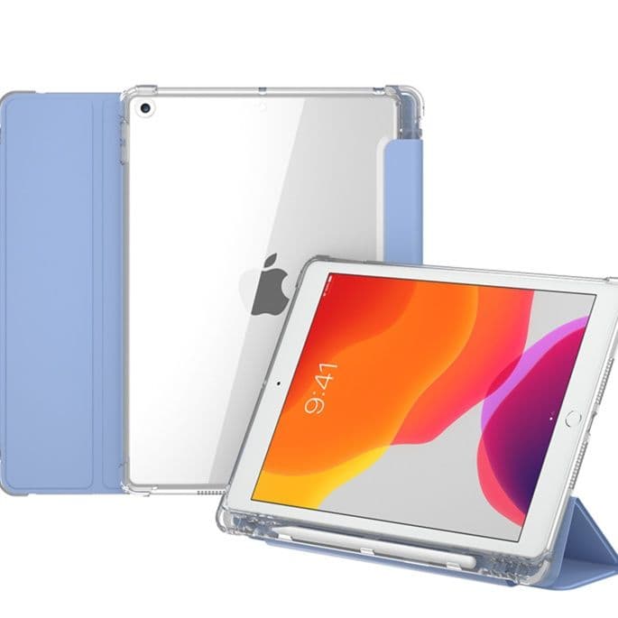 タブレットケース iPad/iPad Air/iPad Pro/mini クリアバック スタンド機能付き保護カバー