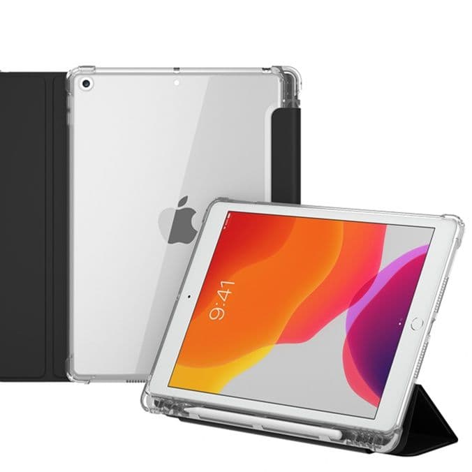 タブレットケース iPad/iPad Air/iPad Pro/mini クリアバック スタンド機能付き保護カバー