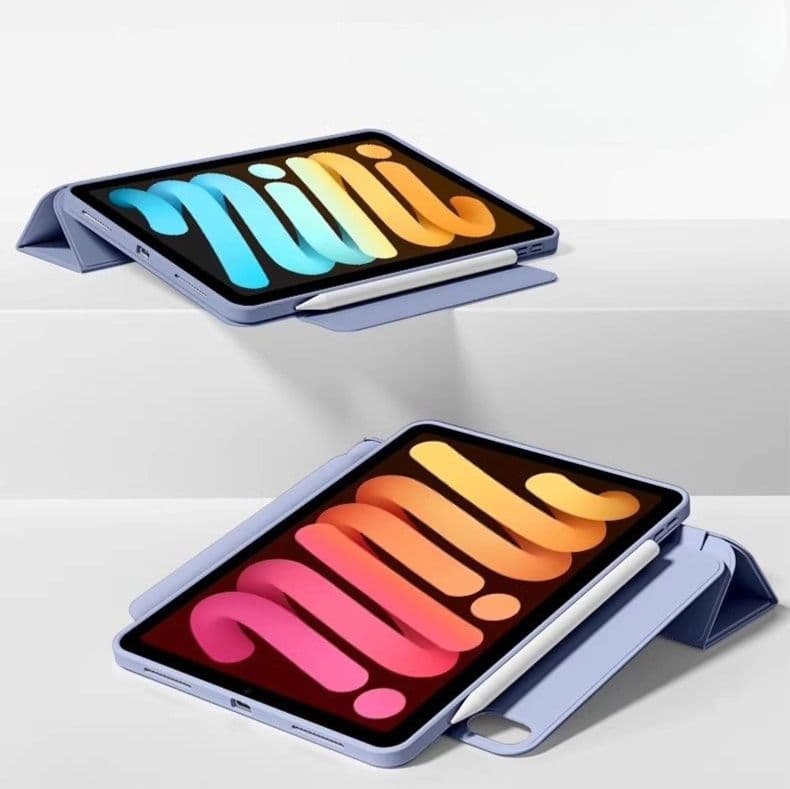タブレットケース iPad/iPad Air/iPad Pro/mini 透明背面 回転スタンド機能付きケース