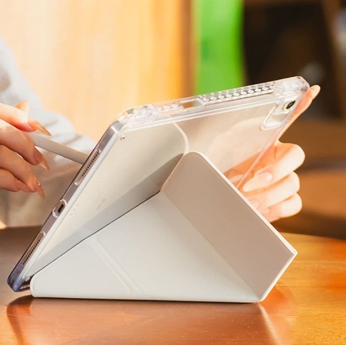 タブレットケース 蝶々舞う透明感あるタブレットケース iPad/iPad Air/iPad Pro/mini