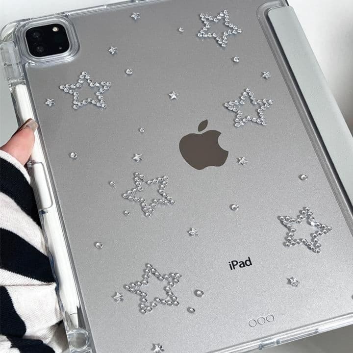 タブレットケース 星空きらめき透明保護カバー iPad/iPad Air/iPad Pro/mini