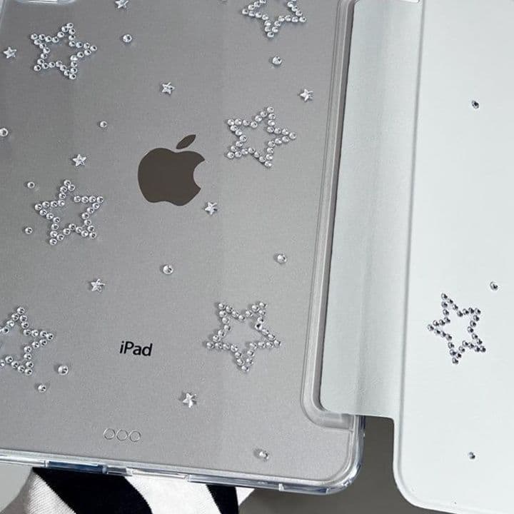 タブレットケース 星空きらめき透明保護カバー iPad/iPad Air/iPad Pro/mini