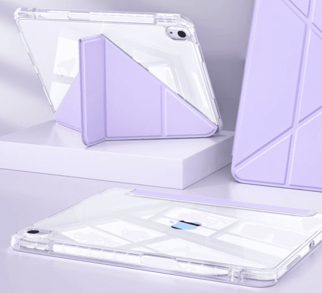 タブレットケース ipad/iPad Air/iPad Pro/mini iPad/iPad Air/iPad Pro/mini 透明背面保護カバー 折り畳み式