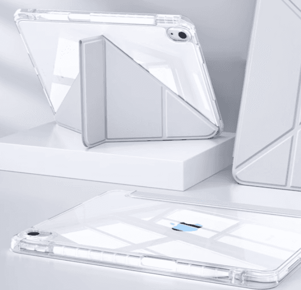 タブレットケース ipad/iPad Air/iPad Pro/mini iPad/iPad Air/iPad Pro/mini 透明背面保護カバー 折り畳み式