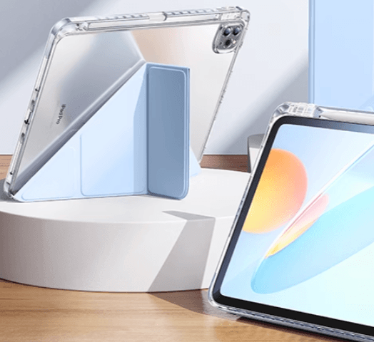 タブレットケース ipad/iPad Air/iPad Pro/mini iPad/iPad Air/iPad Pro/mini 透明背面保護カバー 折り畳み式