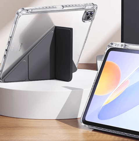 タブレットケース ipad/iPad Air/iPad Pro/mini iPad/iPad Air/iPad Pro/mini 透明背面保護カバー 折り畳み式