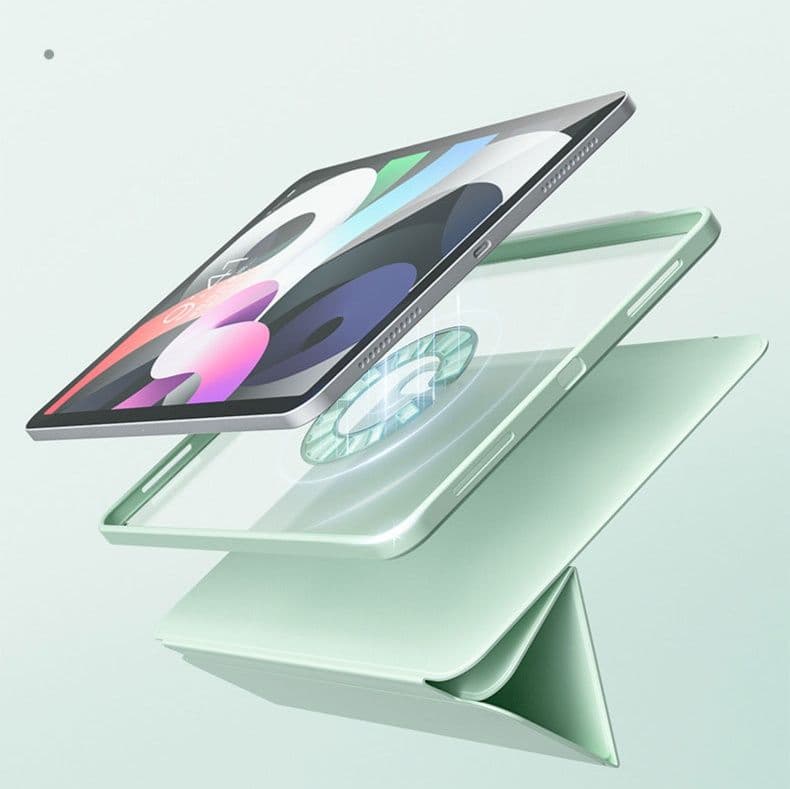 タブレットケース 透明感マグネット吸着保護カバー iPad/iPad Air/iPad Pro/mini