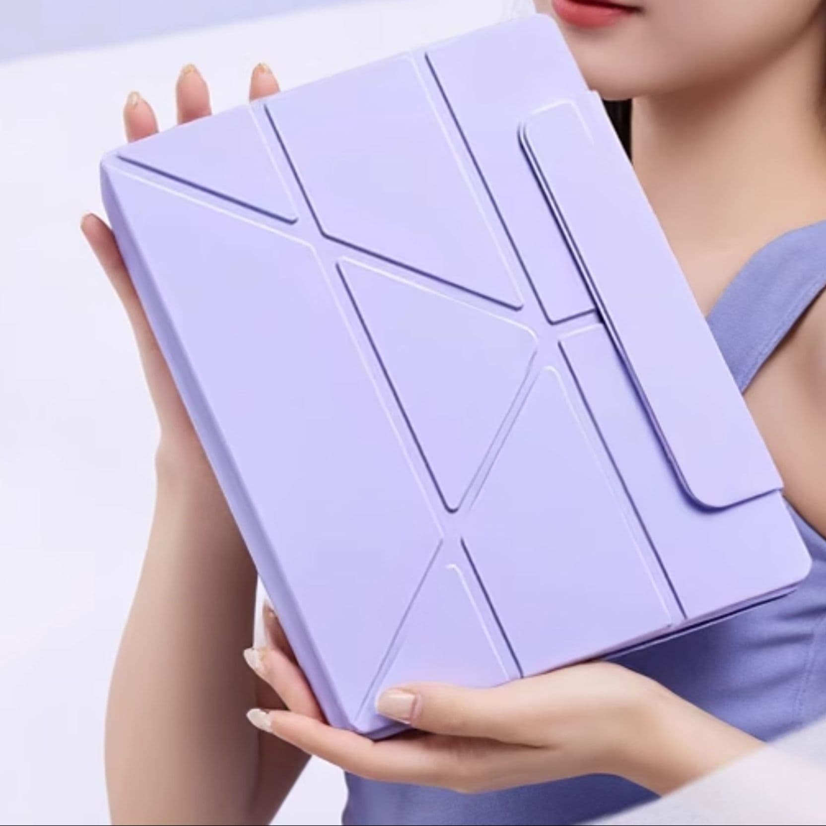 タブレットケース 無痕磁気吸着折りたたみ式保護カバー iPad/iPad Air/iPad Pro/mini