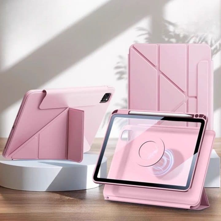 タブレットケース 無痕磁気吸着折りたたみ式保護カバー iPad/iPad Air/iPad Pro/mini