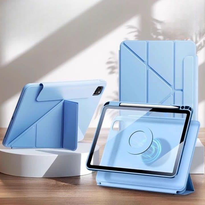 タブレットケース 無痕磁気吸着折りたたみ式保護カバー iPad/iPad Air/iPad Pro/mini