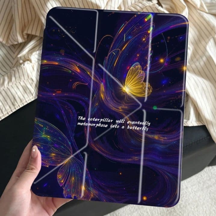 タブレットケース 幻想蝶舞 高級感あふれる保護ケース iPad/iPad Air/iPad Pro/mini