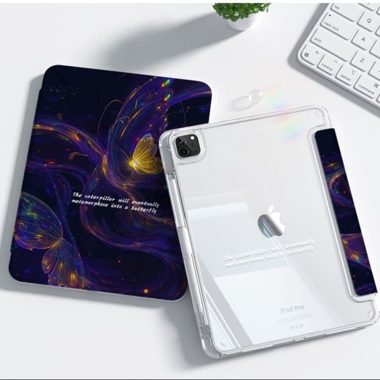 タブレットケース 幻想蝶舞 高級感あふれる保護ケース iPad/iPad Air/iPad Pro/mini
