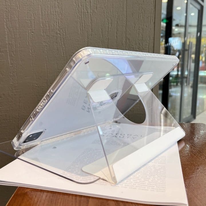 タブレットケース 透明スタンド機能付き保護ケース iPad/iPad Air/iPad Pro/mini