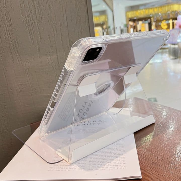 タブレットケース 透明スタンド機能付き保護ケース iPad/iPad Air/iPad Pro/mini