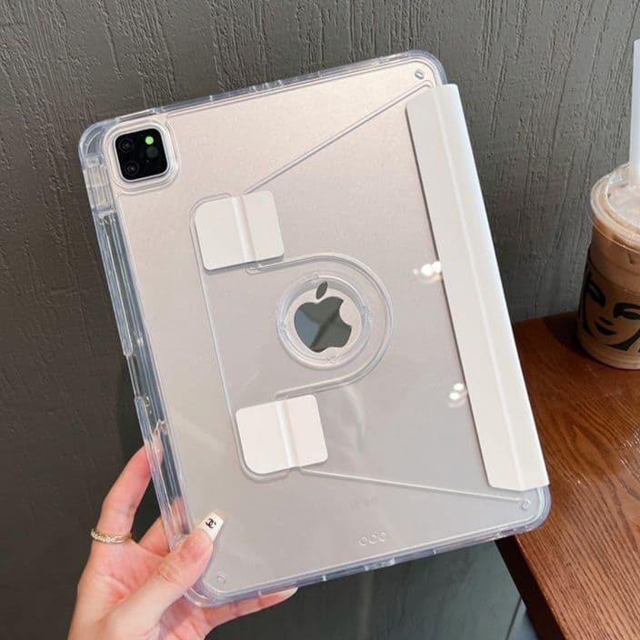 タブレットケース 透明スタンド機能付き保護ケース iPad/iPad Air/iPad Pro/mini