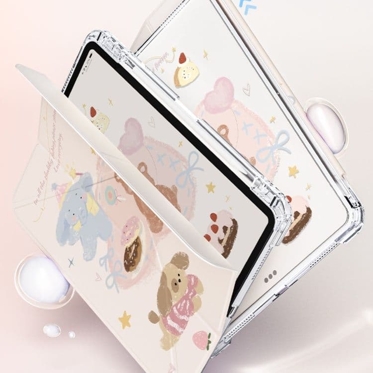 タブレットケース かわいい動物たちの夢見るipadケース iPad/iPad Air/iPad Pro/mini