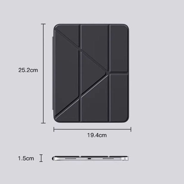 タブレットケース Xiaomi 3つ折りタブレットケース 多角度スタンド付き保護ケース