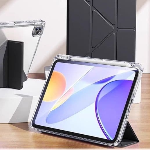 タブレットケース Xiaomi 3つ折りタブレットケース 多角度スタンド付き保護ケース