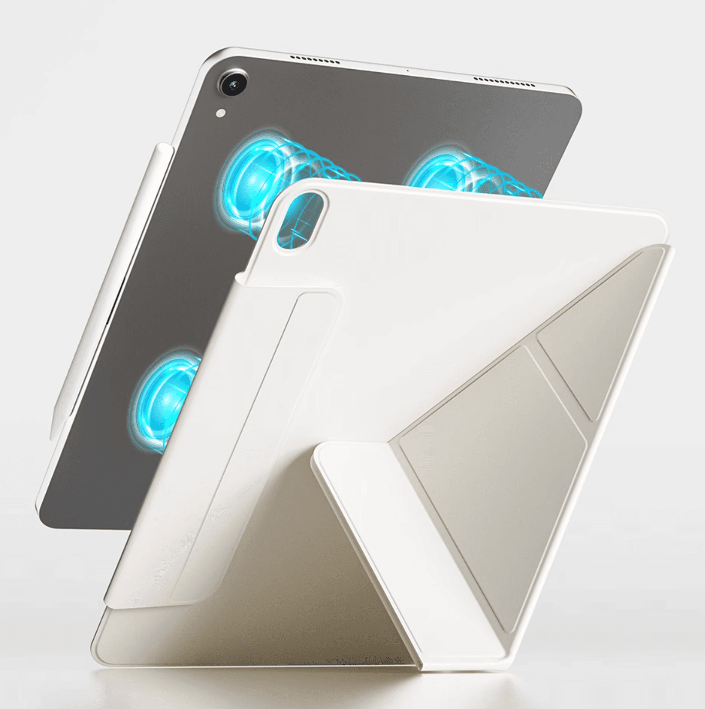 タブレットケース 磁気吸着折り畳みタブレットカバー iPad/iPad Air/iPad Pro/mini