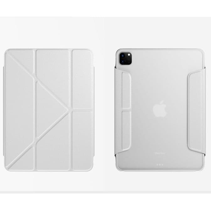 タブレットケース 磁力スタンド半透明保護カバー iPad/iPad Air/iPad Pro
