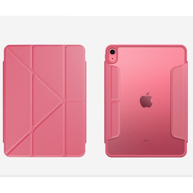 タブレットケース 磁力スタンド半透明保護カバー iPad/iPad Air/iPad Pro