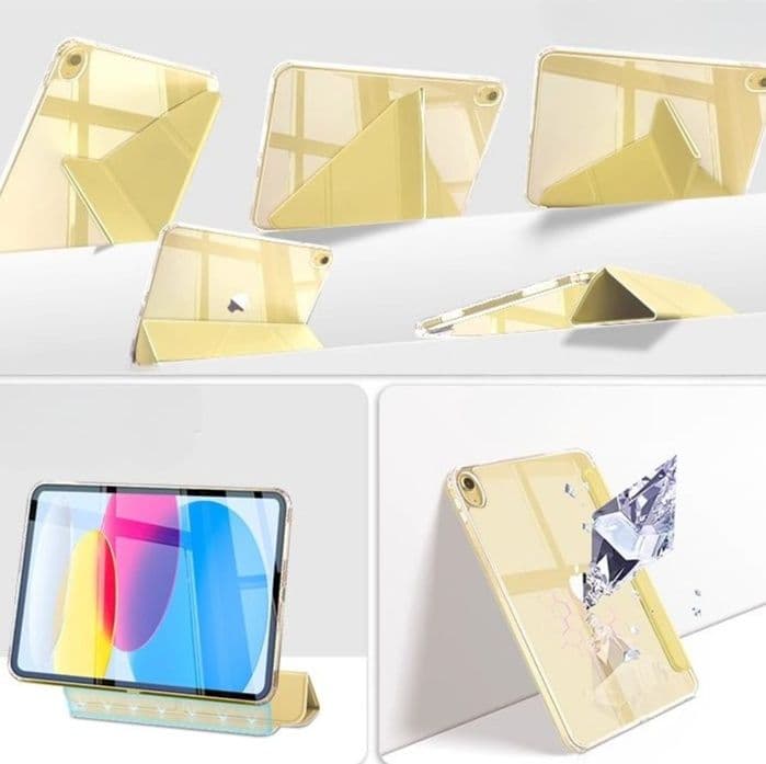 タブレットケース 幾何学模様スタンド機能付き/透明タブレットケース iPad/iPad Air/iPad Pro/mini
