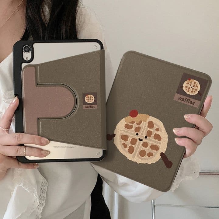 タブレットケース ポテト柄 可愛い保護カバー iPad/iPad Air/iPad Pro/mini