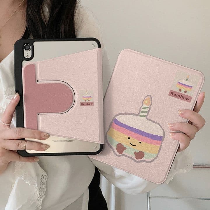 タブレットケース ポテト柄 可愛い保護カバー iPad/iPad Air/iPad Pro/mini
