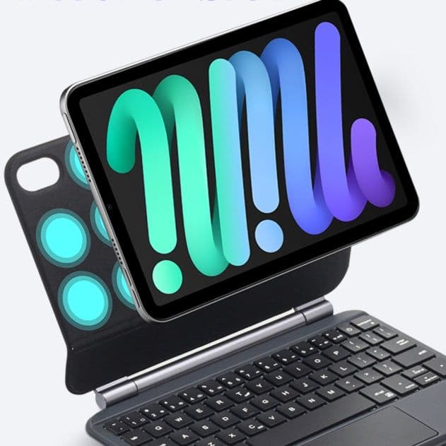 タブレットケース 磁力吸着キーボード付きタブレット保護ケース iPad mini