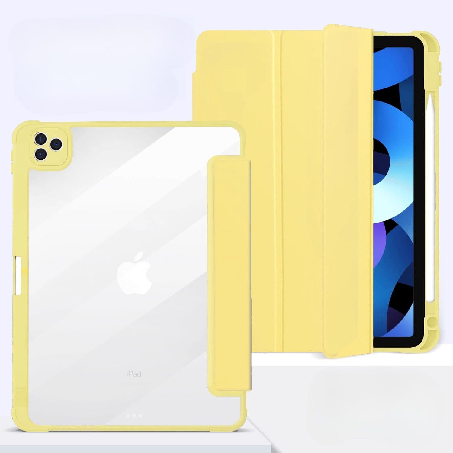 タブレットケース クリア背面保護アクリルカバー iPad/iPad Air/iPad Pro/mini