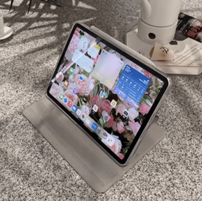 タブレットケース iPad/iPad Air/iPad Pro/mini 多角度調整 スタンド式透明保護ケース