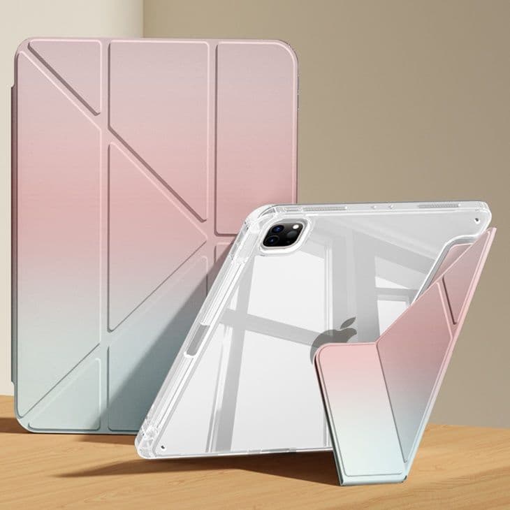 タブレットケース iPad/iPad Air/iPad Pro/mini 多角形スタンド機能付き保護ケース