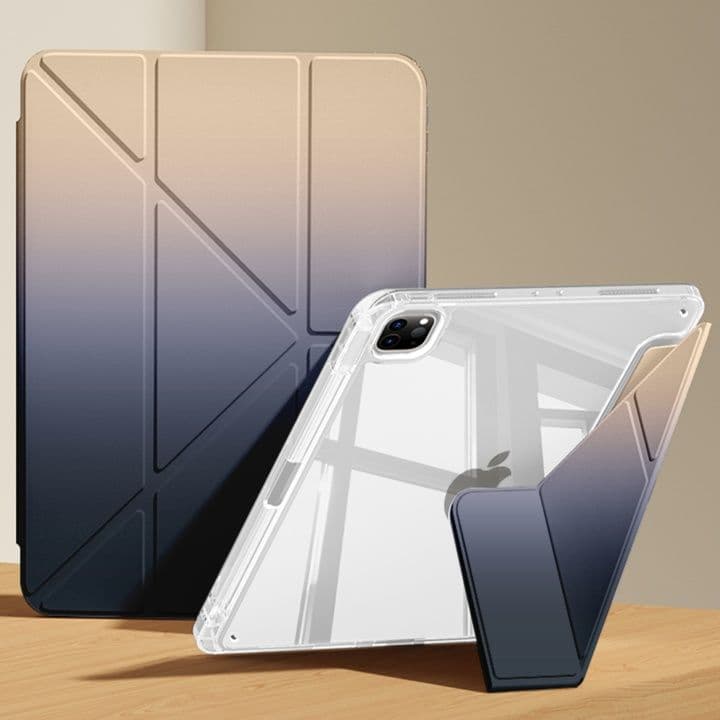 タブレットケース iPad/iPad Air/iPad Pro/mini 多角形スタンド機能付き保護ケース