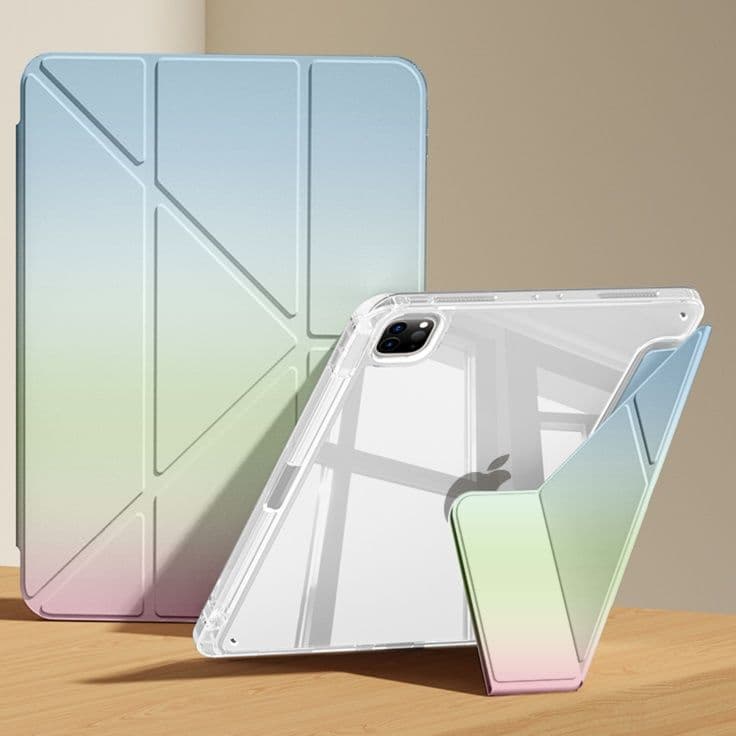 タブレットケース iPad/iPad Air/iPad Pro/mini 多角形スタンド機能付き保護ケース