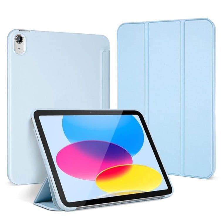 タブレットケース 三つ折り軽量シリコン保護カバー iPad/iPad Air/iPad Pro/mini