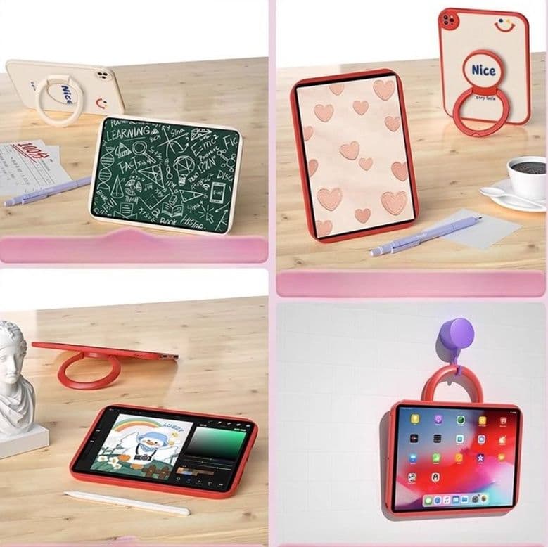 タブレットケース スマイルリング付き保護ケース iPad/iPad Air/iPad Pro/mini