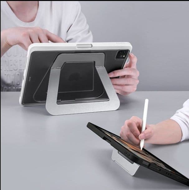 タブレットケース iPad/iPad Air/iPad PRo アルミタブレットケース 創作者のための多角度スタンド機能付きケース