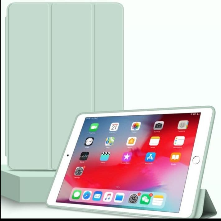 タブレットケース iPad/iPad Air/iPad Pro/miniタブレットケース 側面磁気充電対応ペン収納三つ折り保護ケース