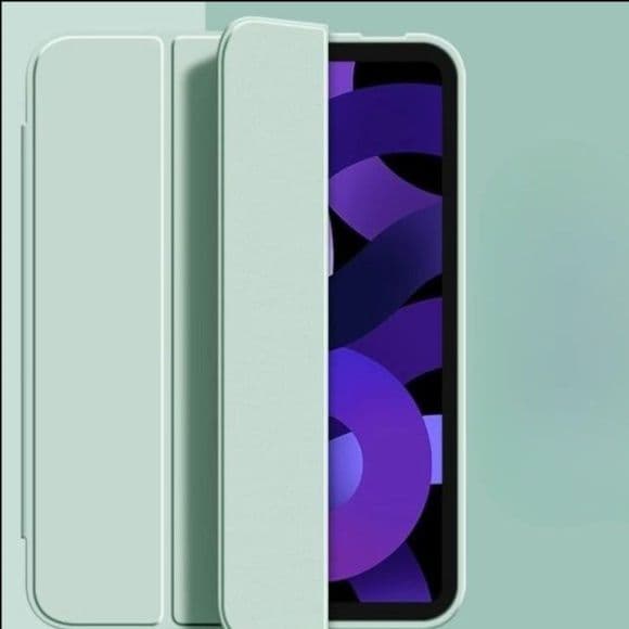 タブレットケース iPad/iPad Air/iPad Pro/miniタブレットケース 側面磁気充電対応ペン収納三つ折り保護ケース