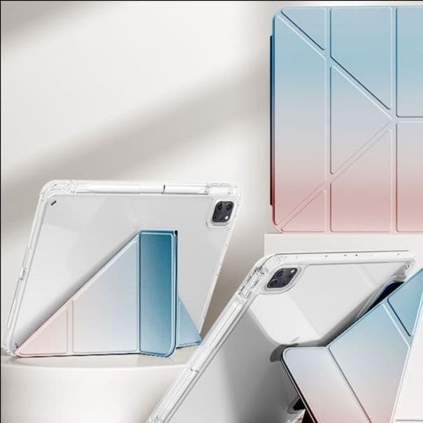 タブレットケース iPad/iPad Air/iPad Pro/mini 多角形スタンド機能付き保護ケース