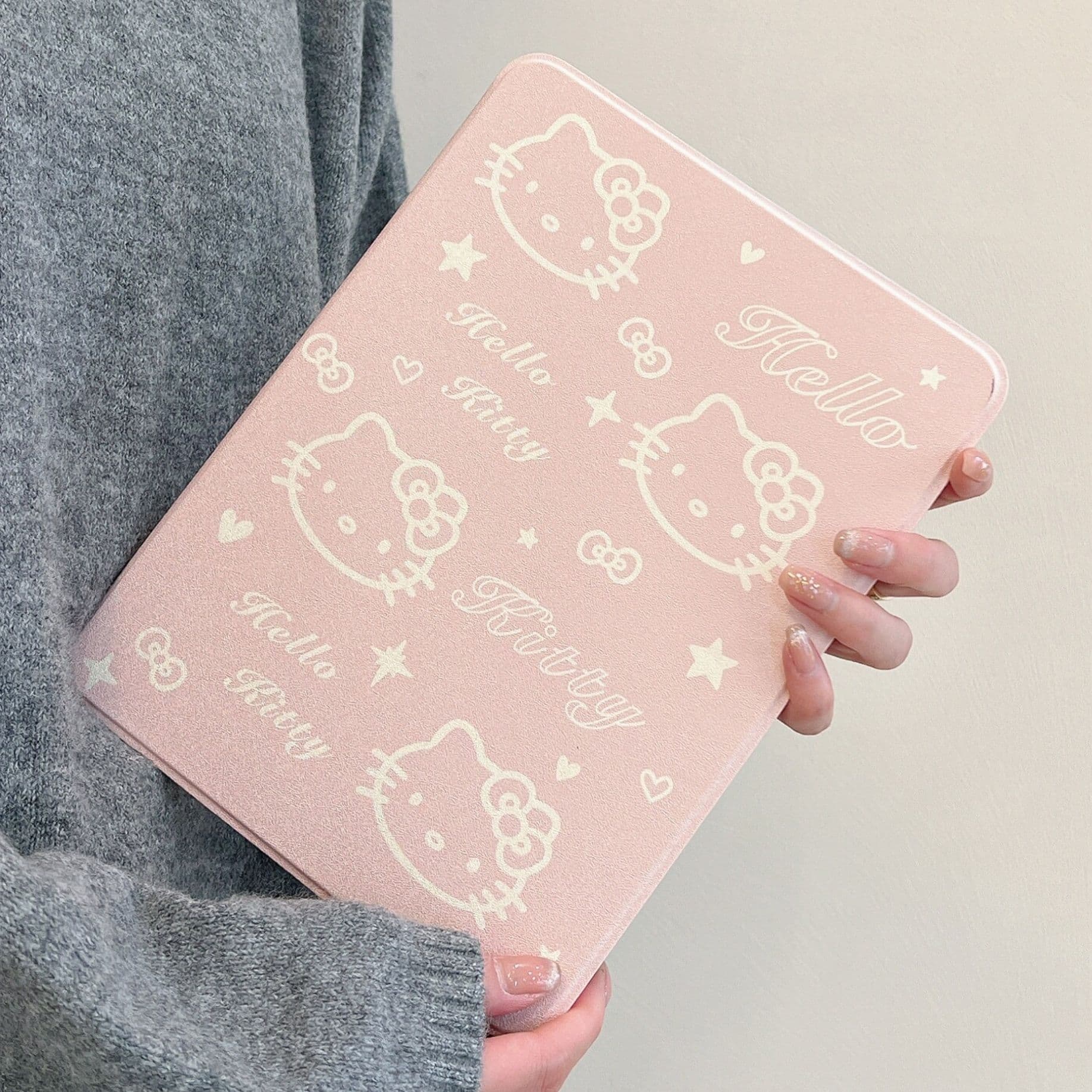 タブレットケース 子猫模様の手帳型保護カバー iPad/iPad Air/iPad Pro/mini