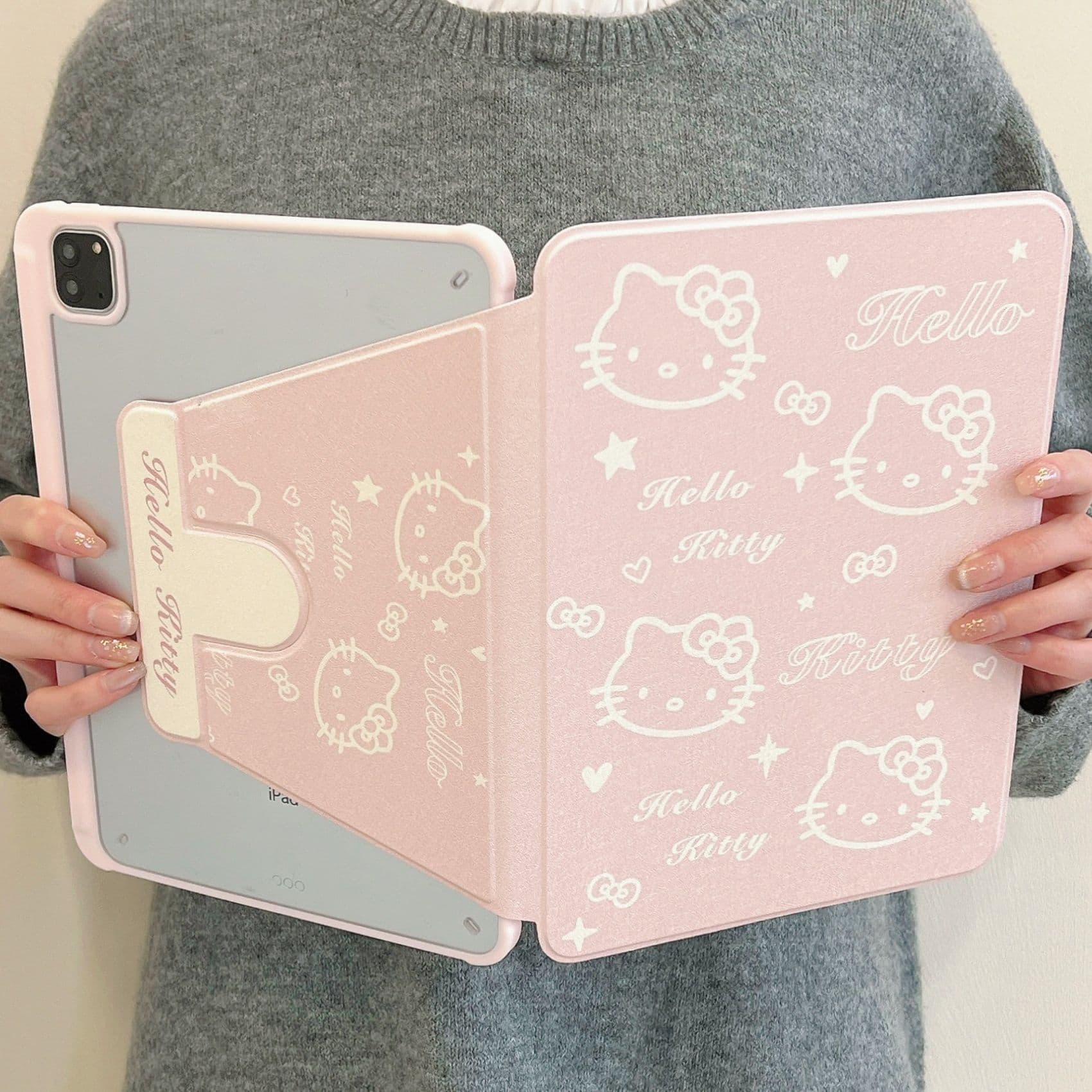 タブレットケース 子猫模様の手帳型保護カバー iPad/iPad Air/iPad Pro/mini