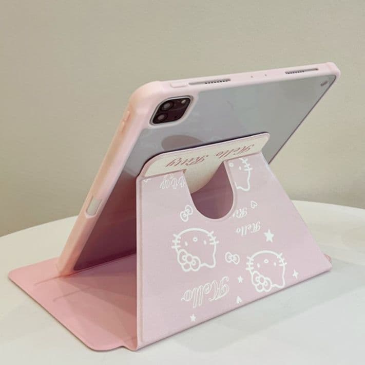 タブレットケース 子猫模様の手帳型保護カバー iPad/iPad Air/iPad Pro/mini